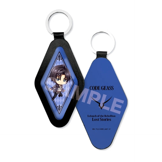 Code Geass: Lelouch of the Rebellion Lost Stories Leather Keychain /07 Mario Disel (Mini Character) (Reissue) [NEW]