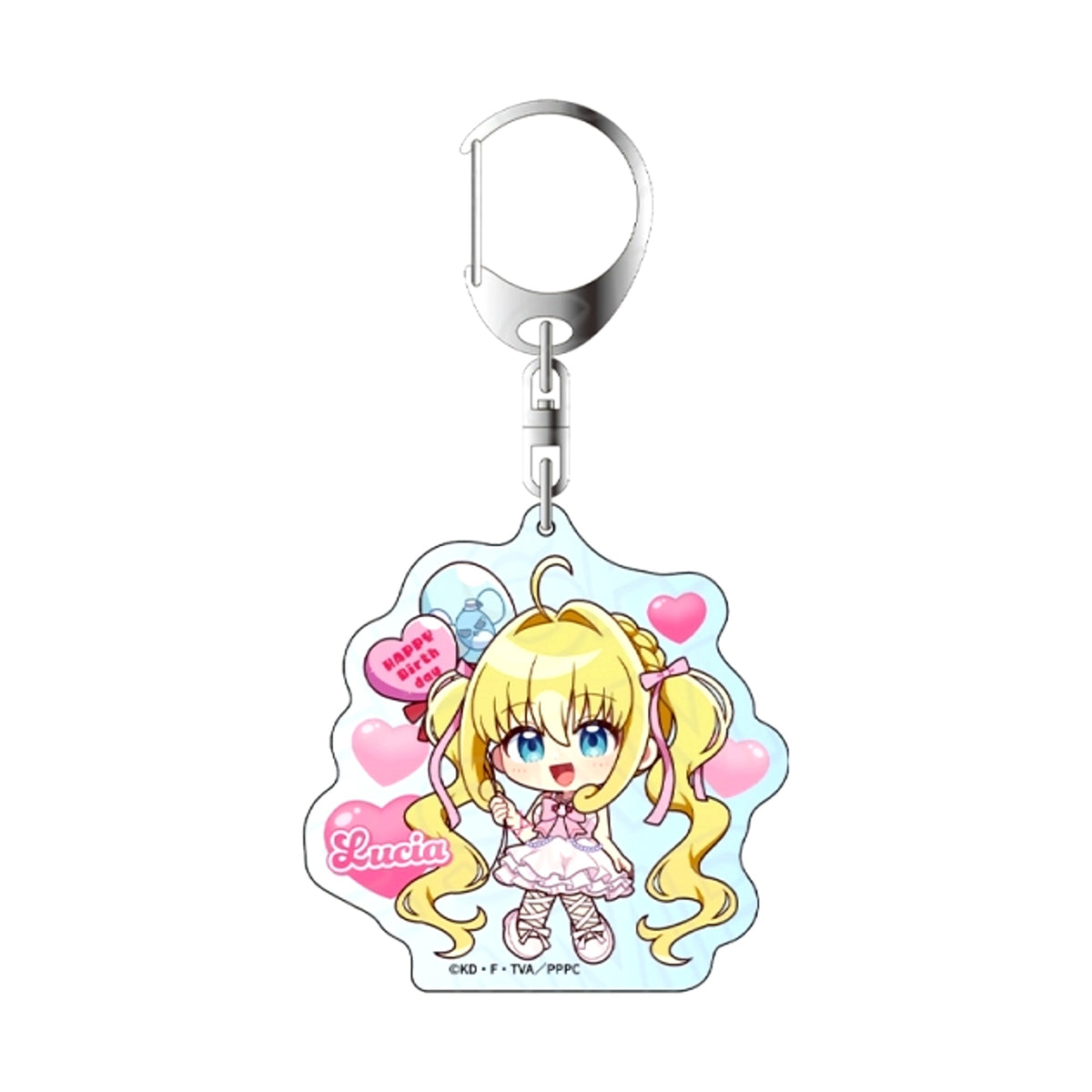 Mermaid Melody Pichi Pichi Pitch Hologram Keychain Lucia Birthday Party! Chibi ver. [NEW]