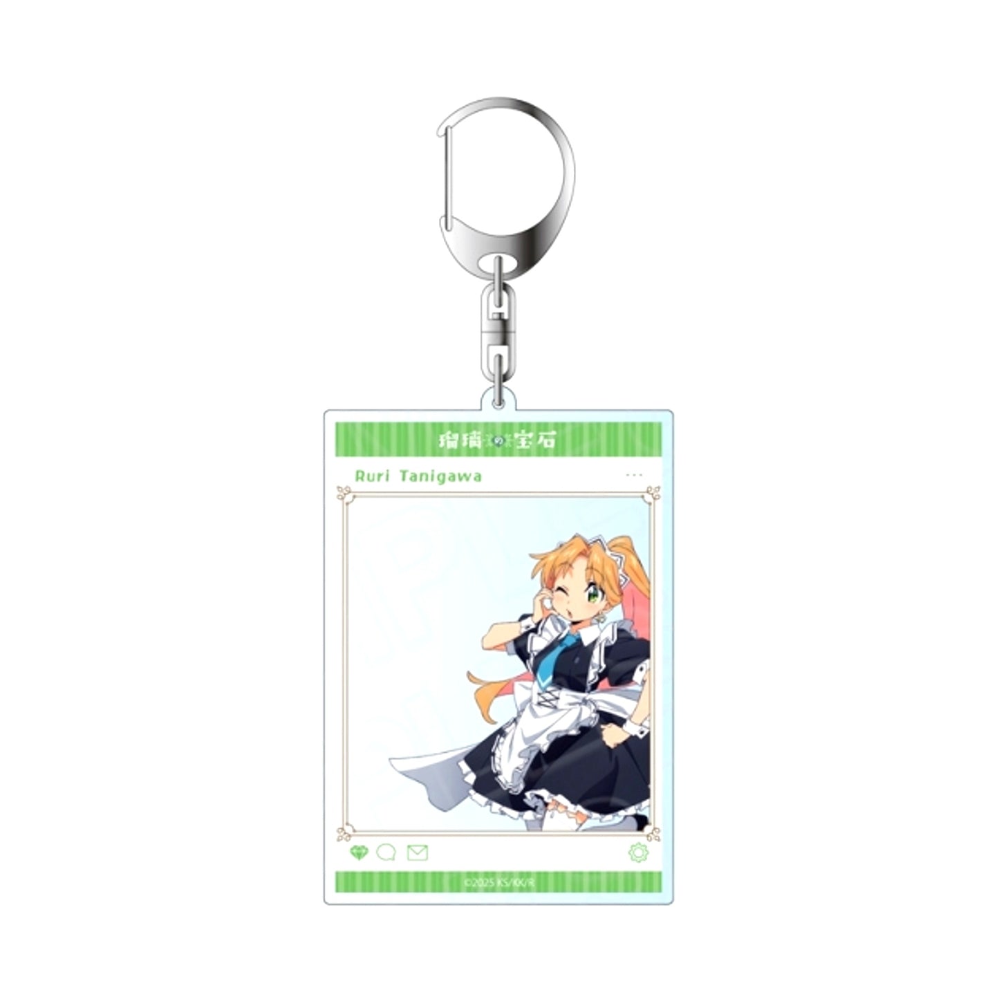 TV Anime Ruri Rocks SNS Style Acrylic Keychain Ruri Tanigawa Maid Outfit ver. [NEW]