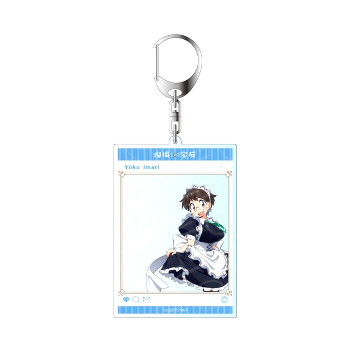 TV Anime Ruri Rocks SNS Style Acrylic Keychain Yoko Imari Maid Outfit ver. [NEW]