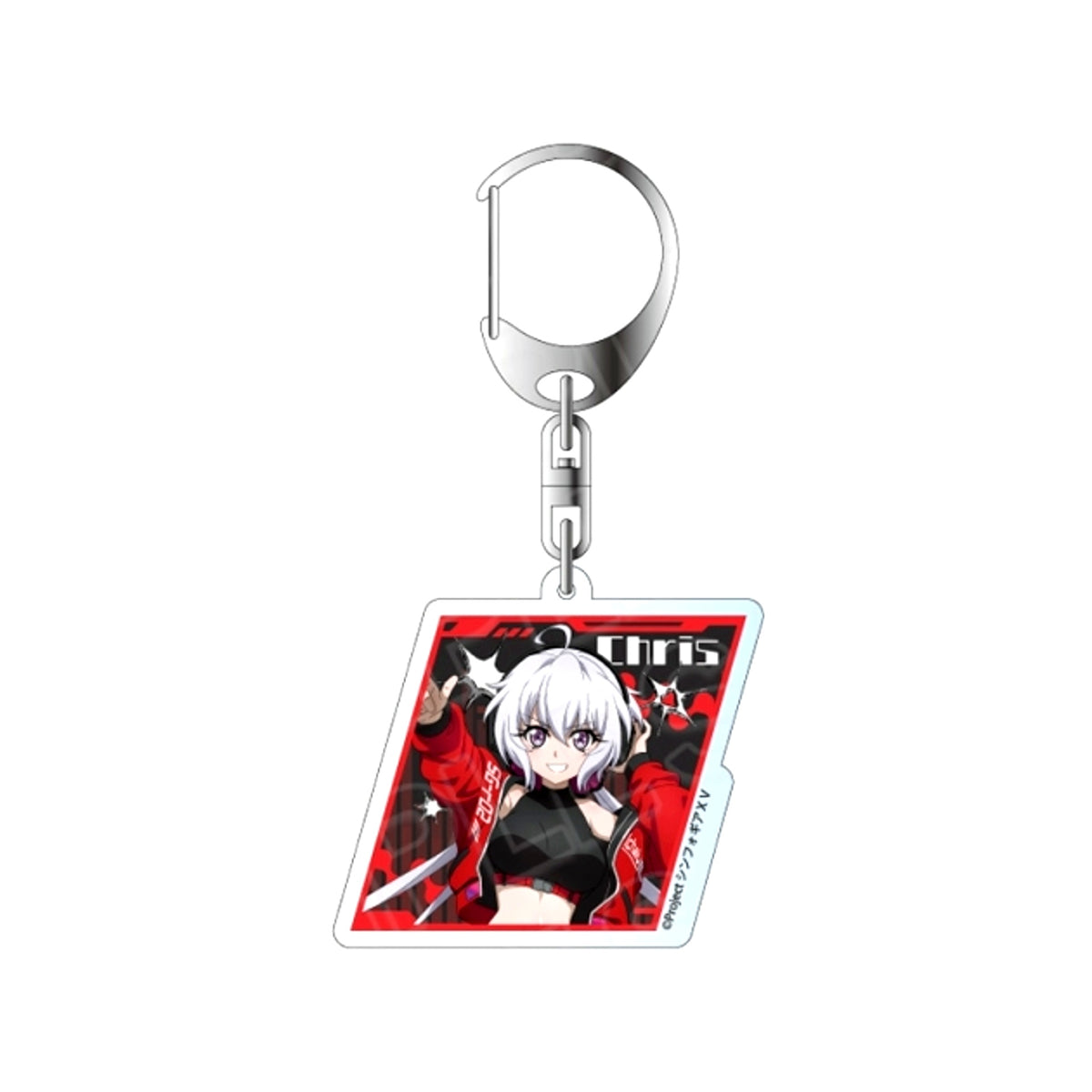 Symphogear XV Hologram Acrylic Keychain Chris Yukine DJ ver. [NEW]
