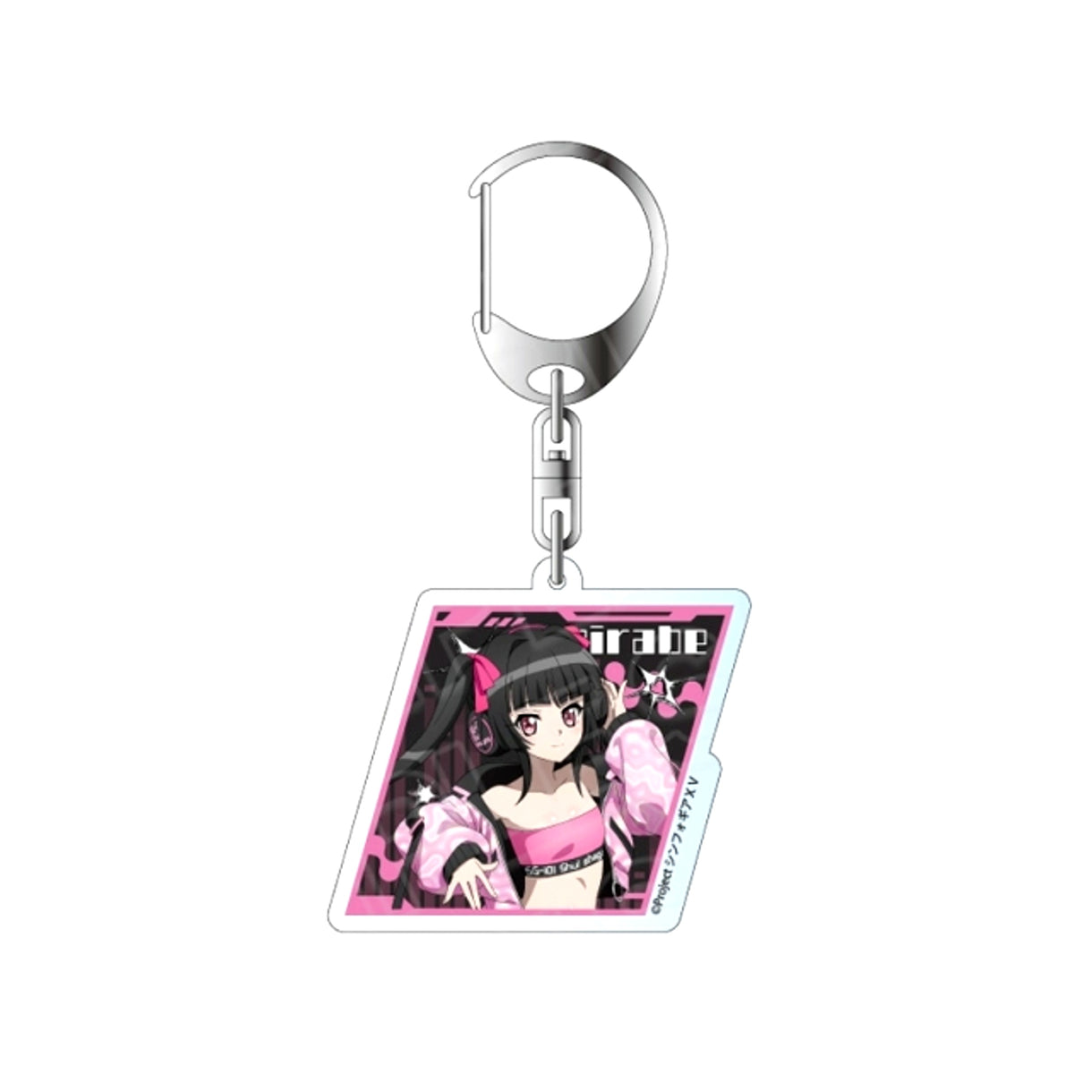 Symphogear XV Hologram Acrylic Keychain Shirabe Tsukuyomi DJ ver. [NEW]