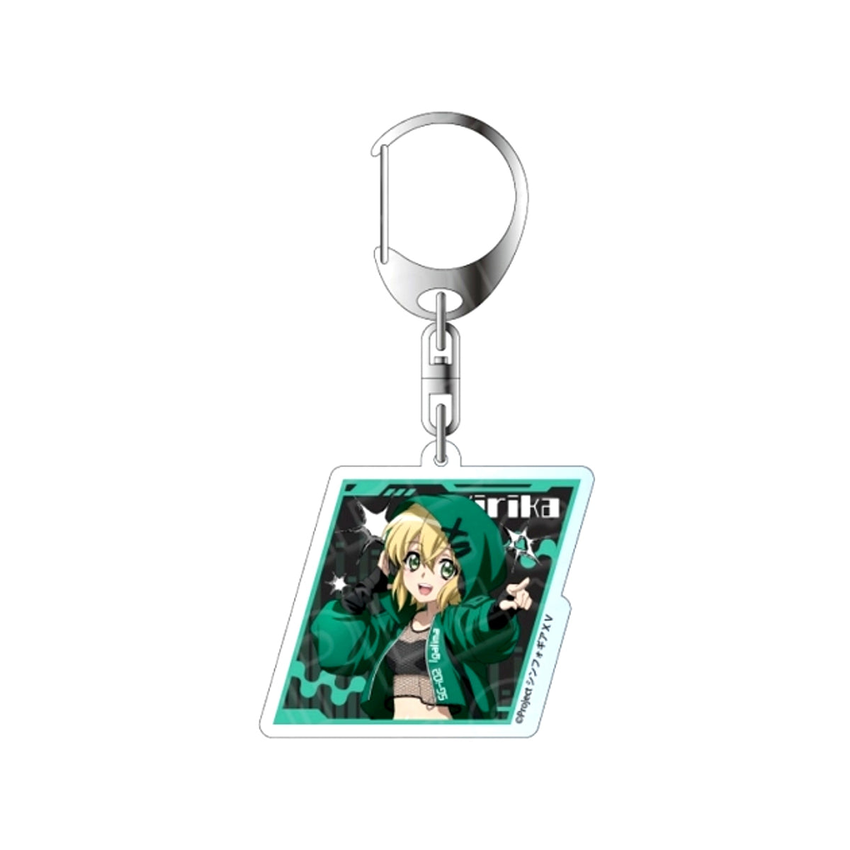 Symphogear XV Hologram Acrylic Keychain Kirika Akatsuki DJ ver. [NEW]
