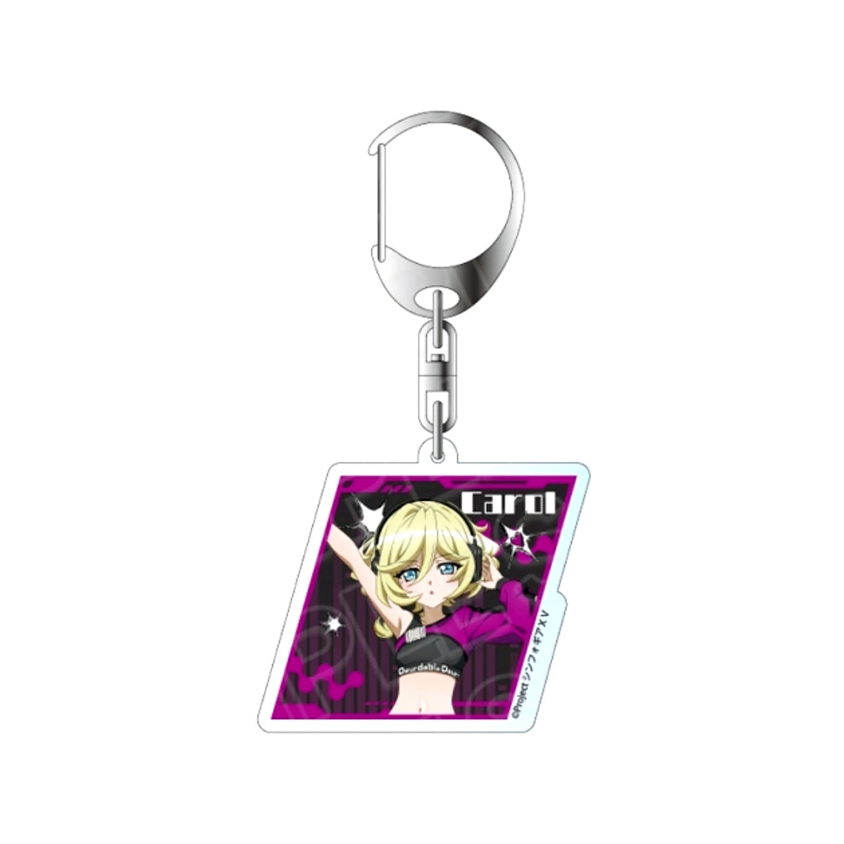 Symphogear XV Hologram Acrylic Keychain Carol Malus Dienheim DJ ver. [NEW]