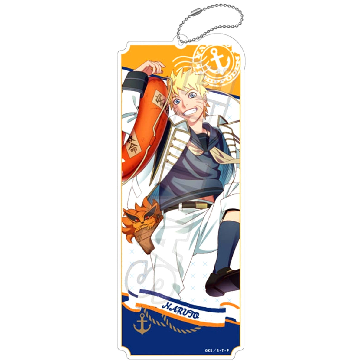 NARUTO Shippuden Marine Look Acrylic Keychain BIG Naruto Uzumaki (Reissue) [NEW]