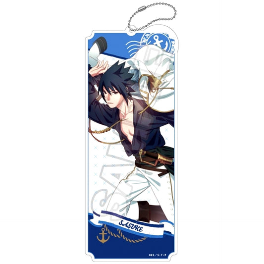 NARUTO Shippuden Marine Look Acrylic Keychain BIG Sasuke Uchiha (Reissue) [NEW]