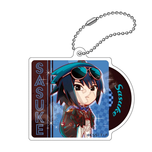 NARUTO Shippuden Rockabilly Fashion Acrylic Keychain Sasuke Uchiha (Reissue) [NEW]