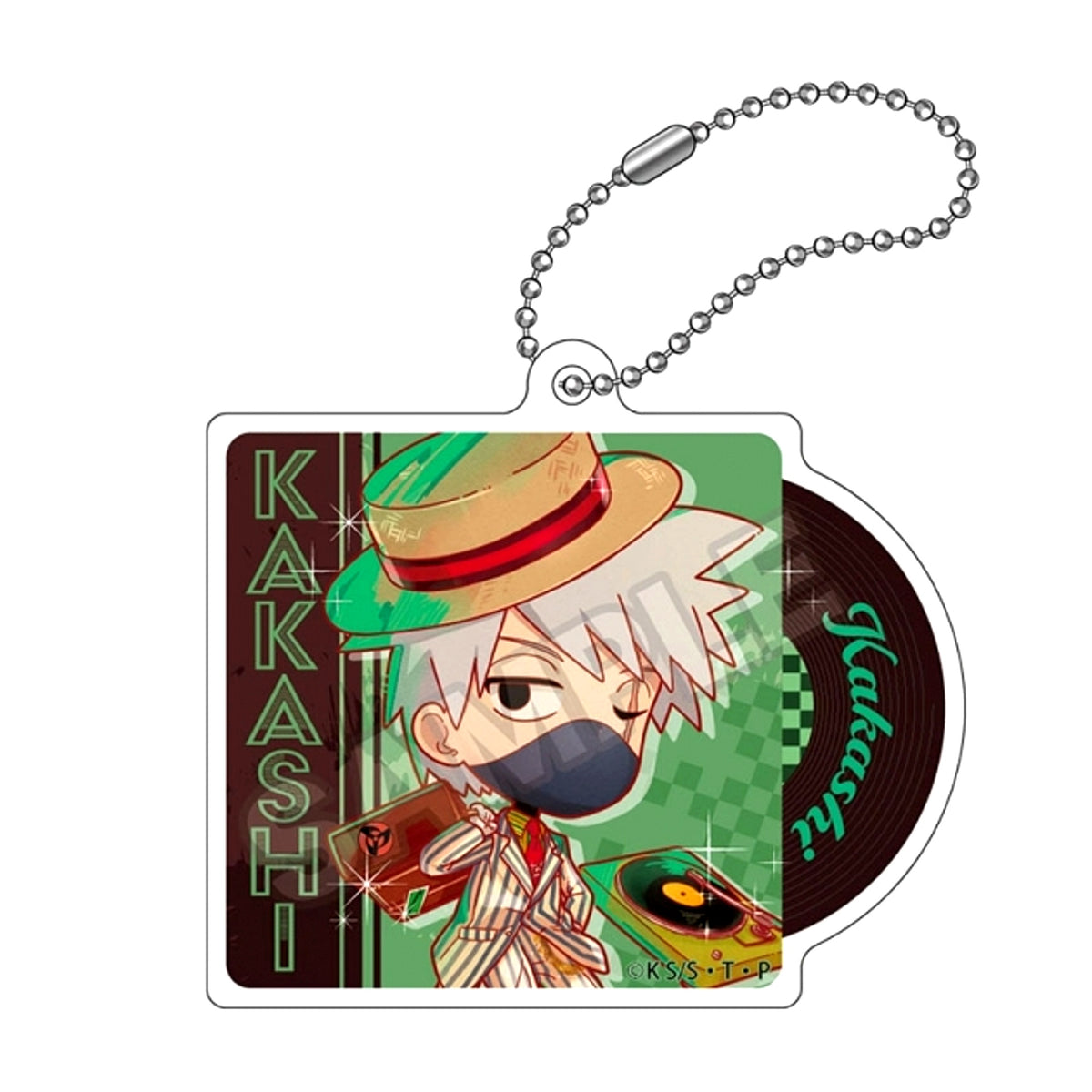 NARUTO Shippuden Rockabilly Fashion Acrylic Keychain Kakashi Hatake (Reissue) [NEW]