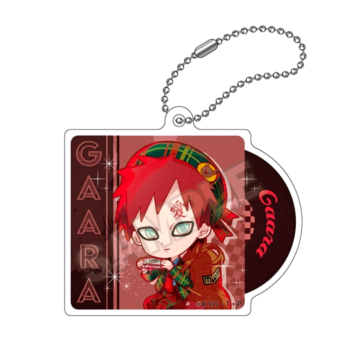 NARUTO Shippuden Rockabilly Fashion Acrylic Keychain Gaara (Reissue) [NEW]