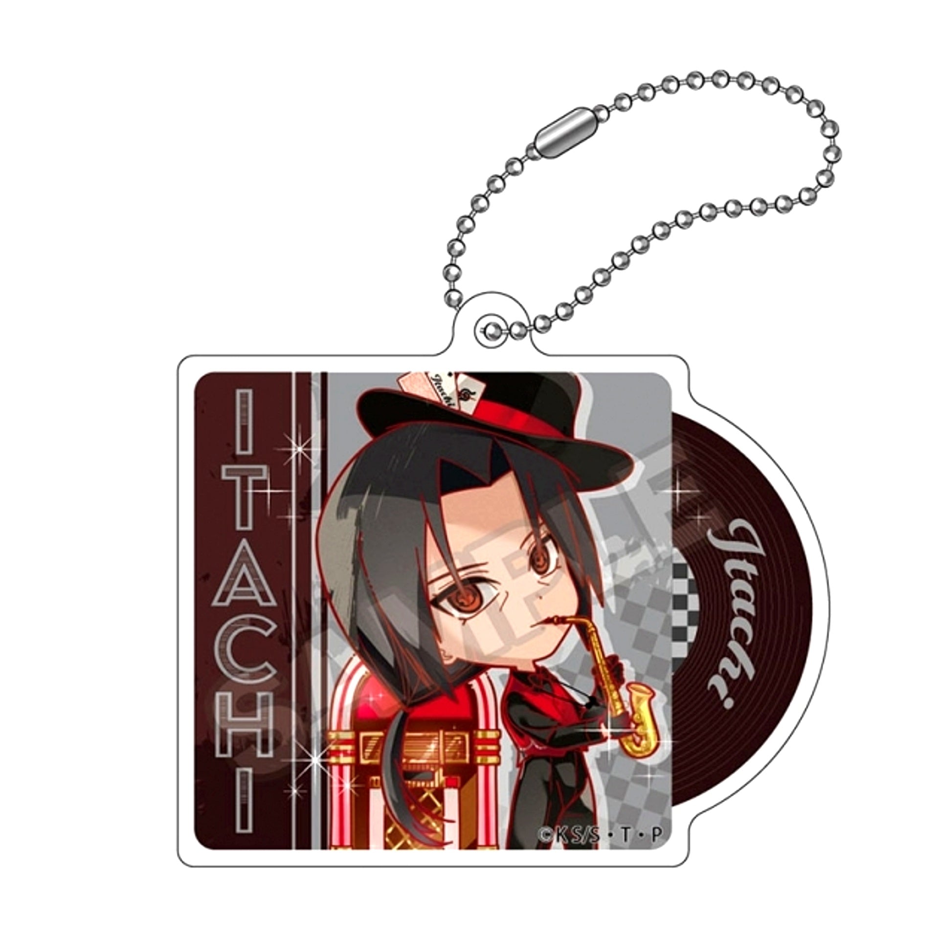 NARUTO Shippuden Rockabilly Fashion Acrylic Keychain Itachi Uchiha (Reissue) [NEW]