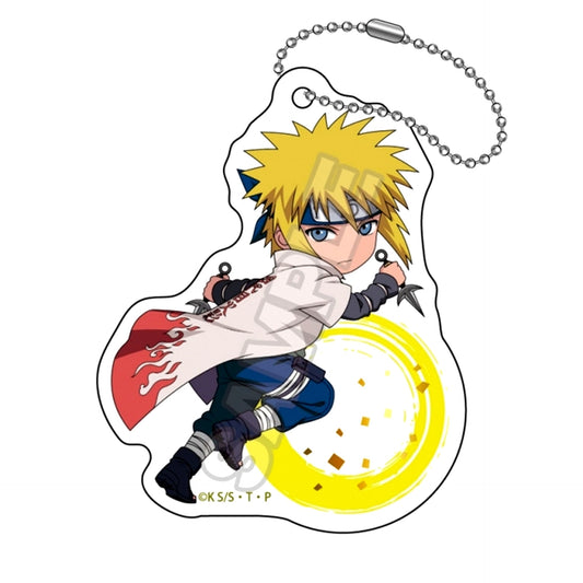 NARUTO Shippuden Battle vol.2 Acrylic Keychain Minato Namikaze (Reissue) [NEW]