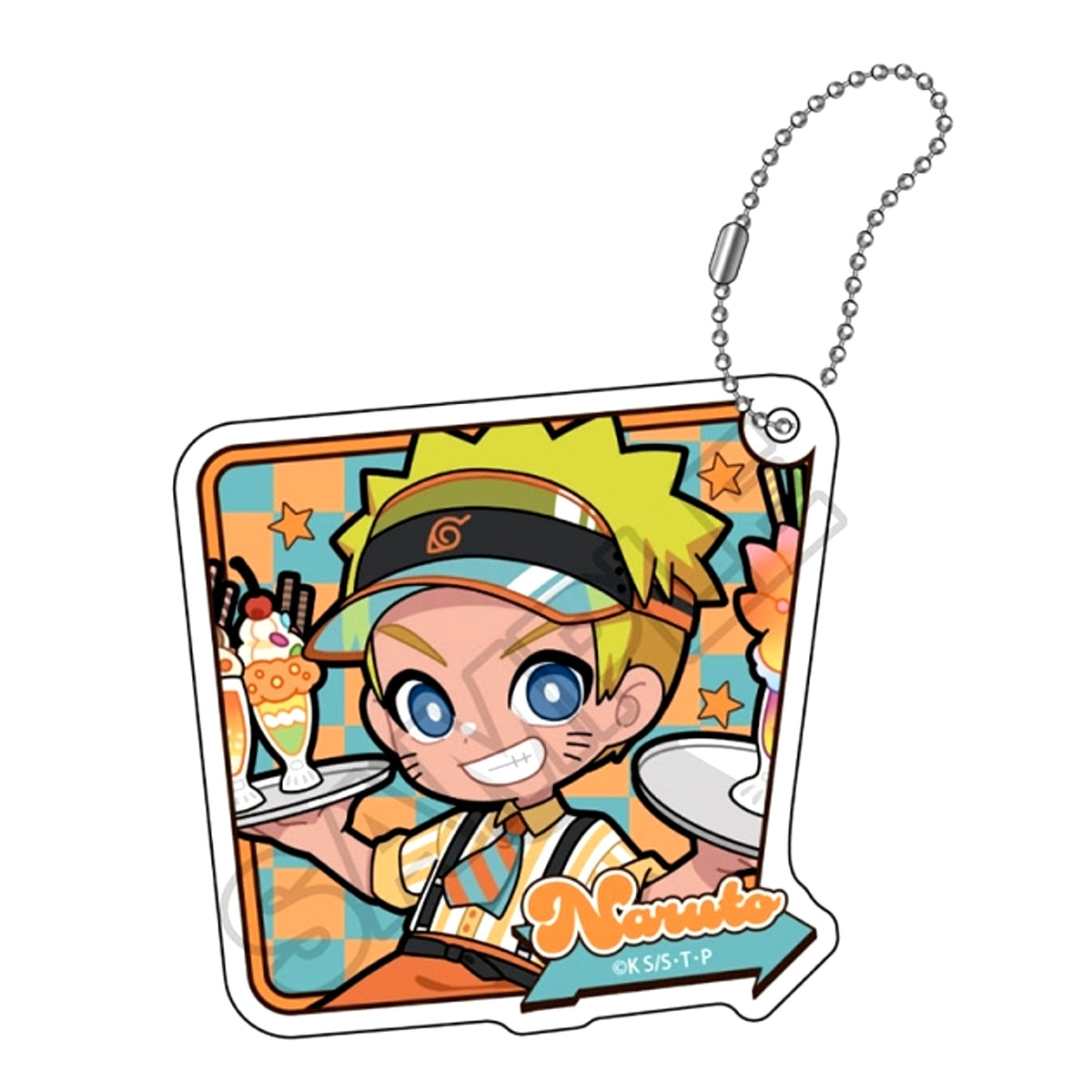 NARUTO Shippuden American Diner Acrylic Keychain Naruto Uzumaki (Reissue) [NEW]