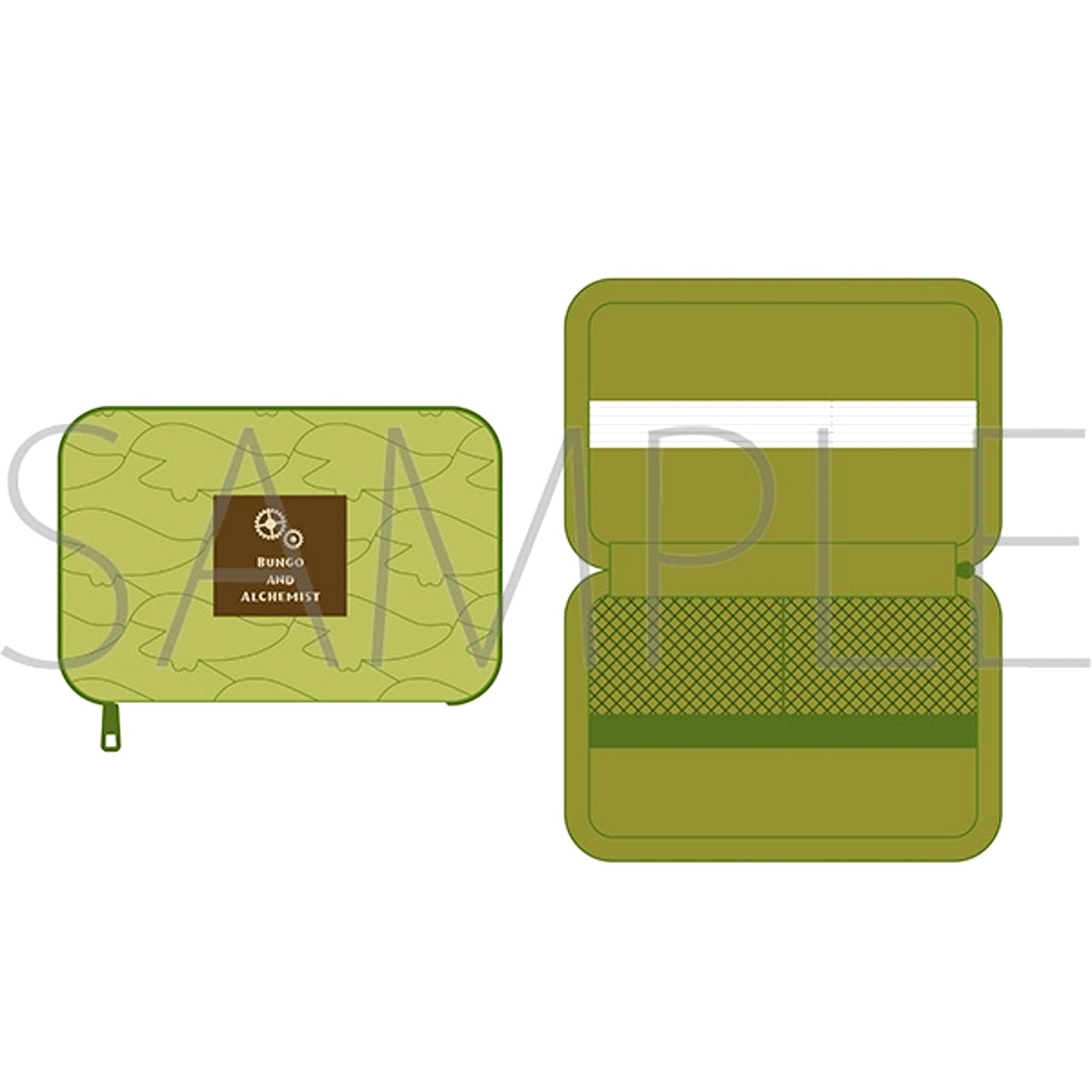 Bungo to Alchemist Quilted Gadget Pouch / Creatures Living in the Library Garden [NEW]
