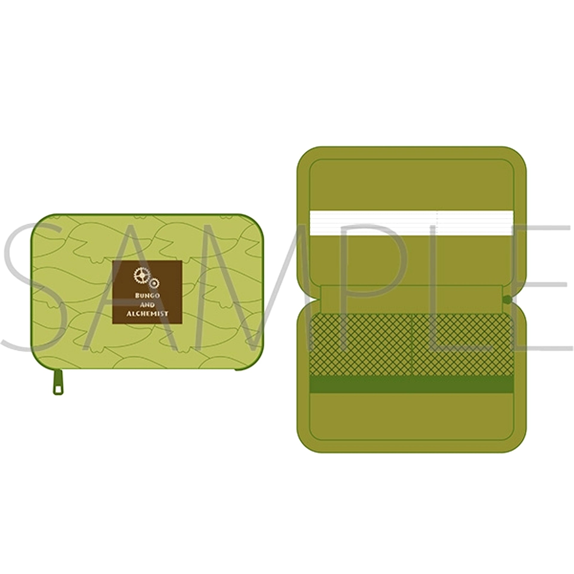 Bungo to Alchemist Quilted Gadget Pouch / Creatures Living in the Library Garden [NEW]