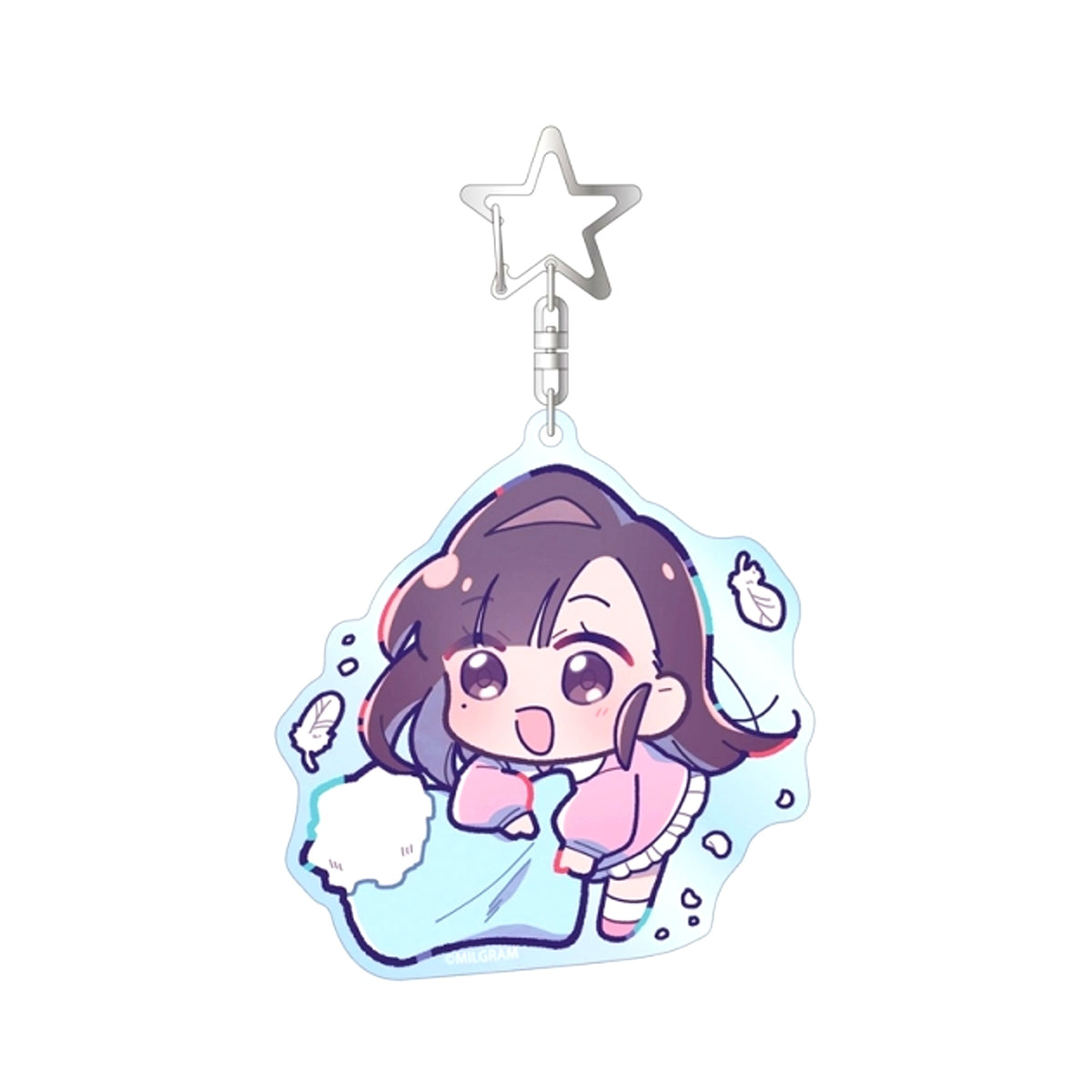 MILGRAM Newly Drawn Yuno Minigram Kindergarten ver. BIG Acrylic Keychain (Reissue) [NEW]