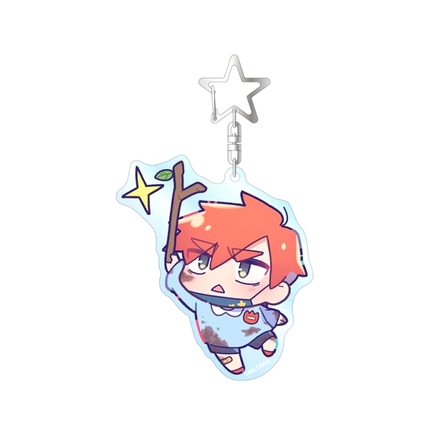 MILGRAM Newly Drawn Futa Minigram Kindergarten ver. BIG Acrylic Keychain (Reissue) [NEW]