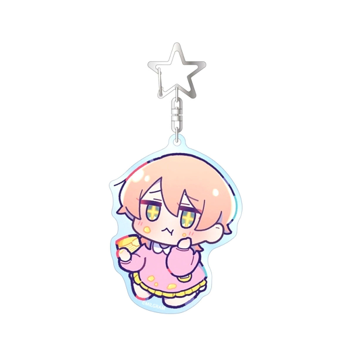 MILGRAM Newly Drawn Mu Minigram Kindergarten ver. BIG Acrylic Keychain (Reissue) [NEW]