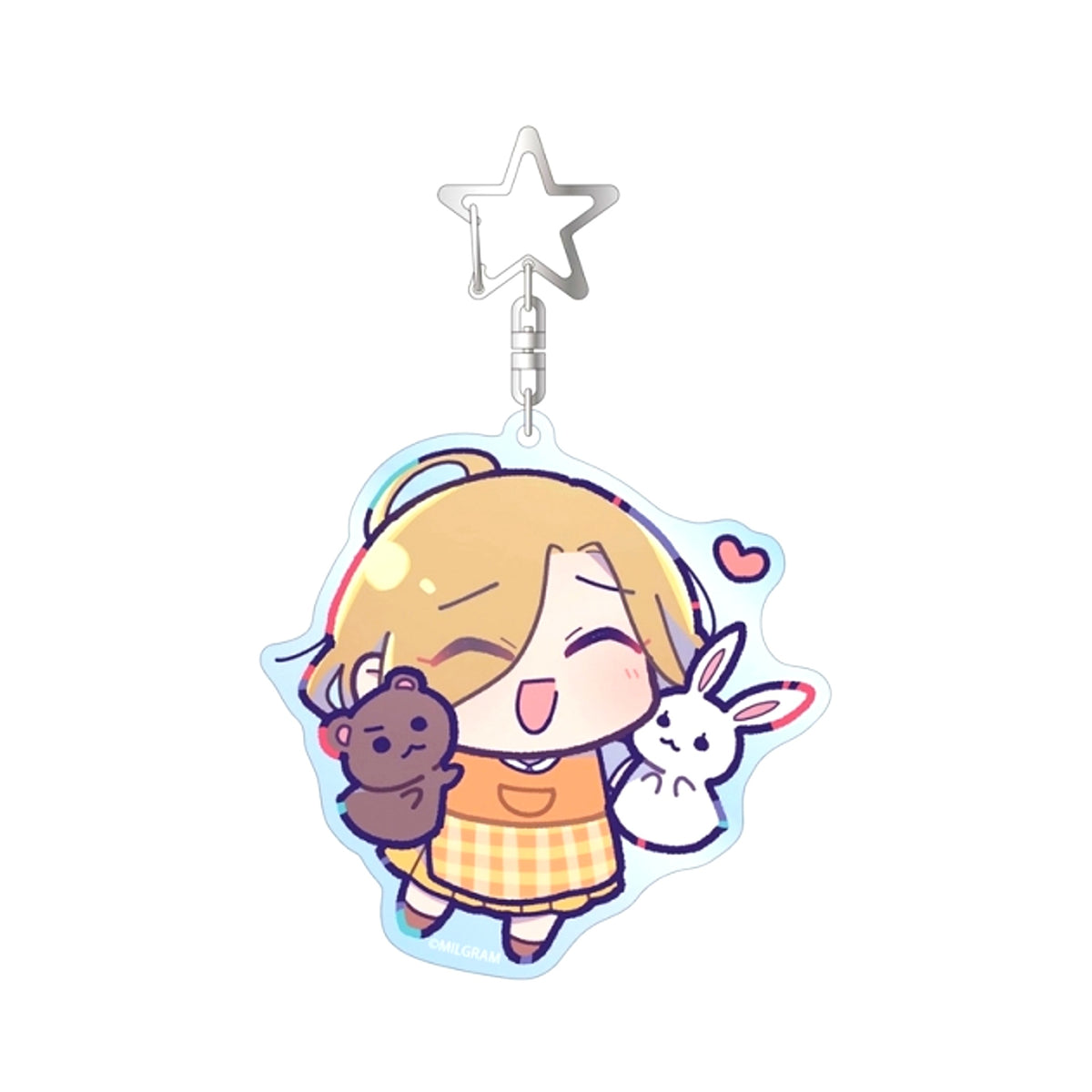 MILGRAM Newly Drawn Mahiru Minigram Kindergarten ver. BIG Acrylic Keychain (Reissue) [NEW]