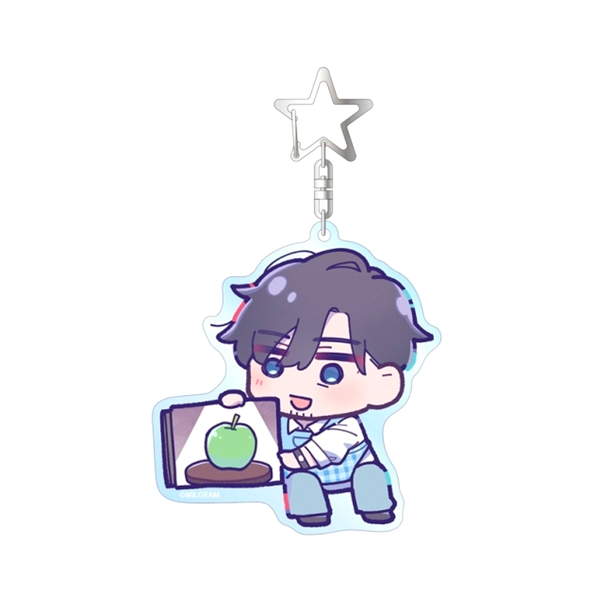 MILGRAM Newly Drawn Kazui Minigram Kindergarten ver. BIG Acrylic Keychain (Reissue) [NEW]