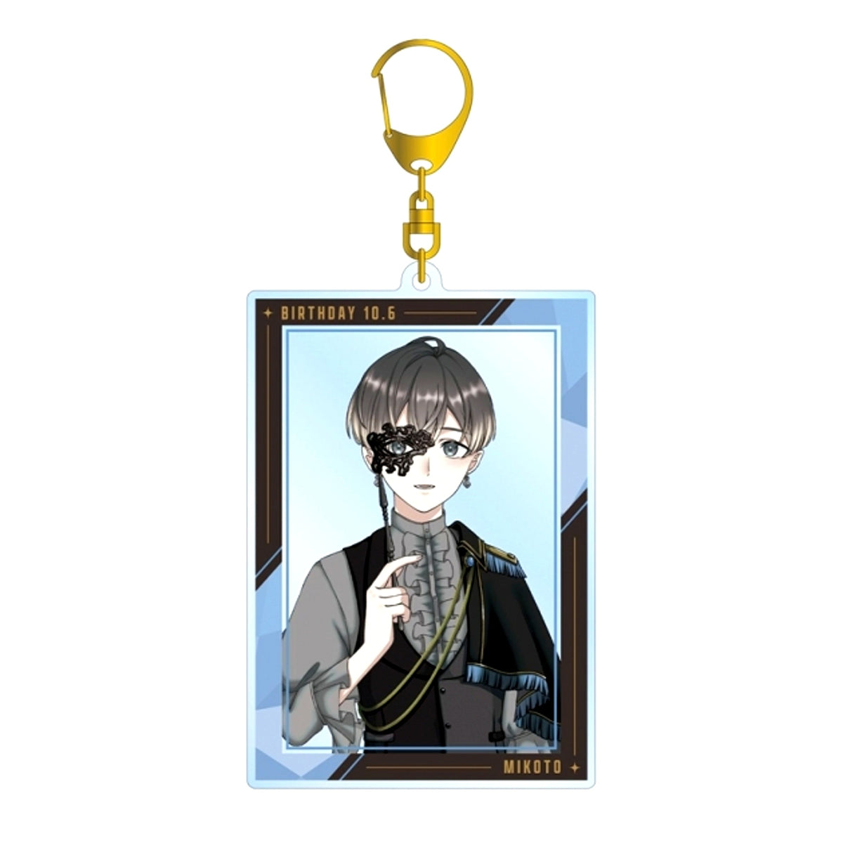 MILGRAM Newly Drawn Mikoto Birthday ver. Vol.2 BIG Acrylic Keychain (Reissue) [NEW]