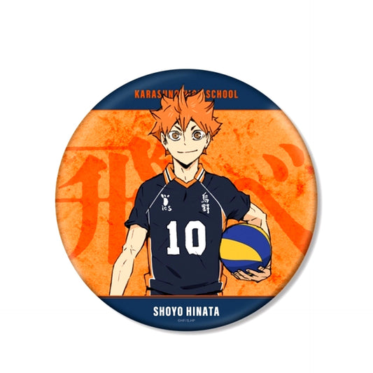 Haikyu!! Movie: Battle of the Garbage Dump Shoyo Hinata BIG Button Goods - Badge Resale [NEW]