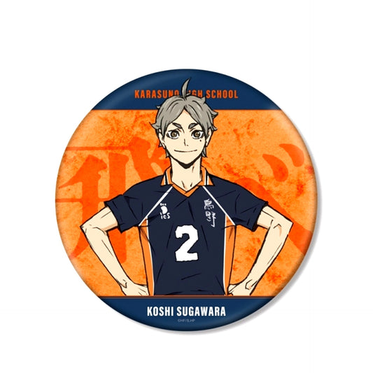 Haikyu!! Movie: Battle of the Garbage Dump Koushi Sugawara BIG Button Goods - Badge Resale [NEW]