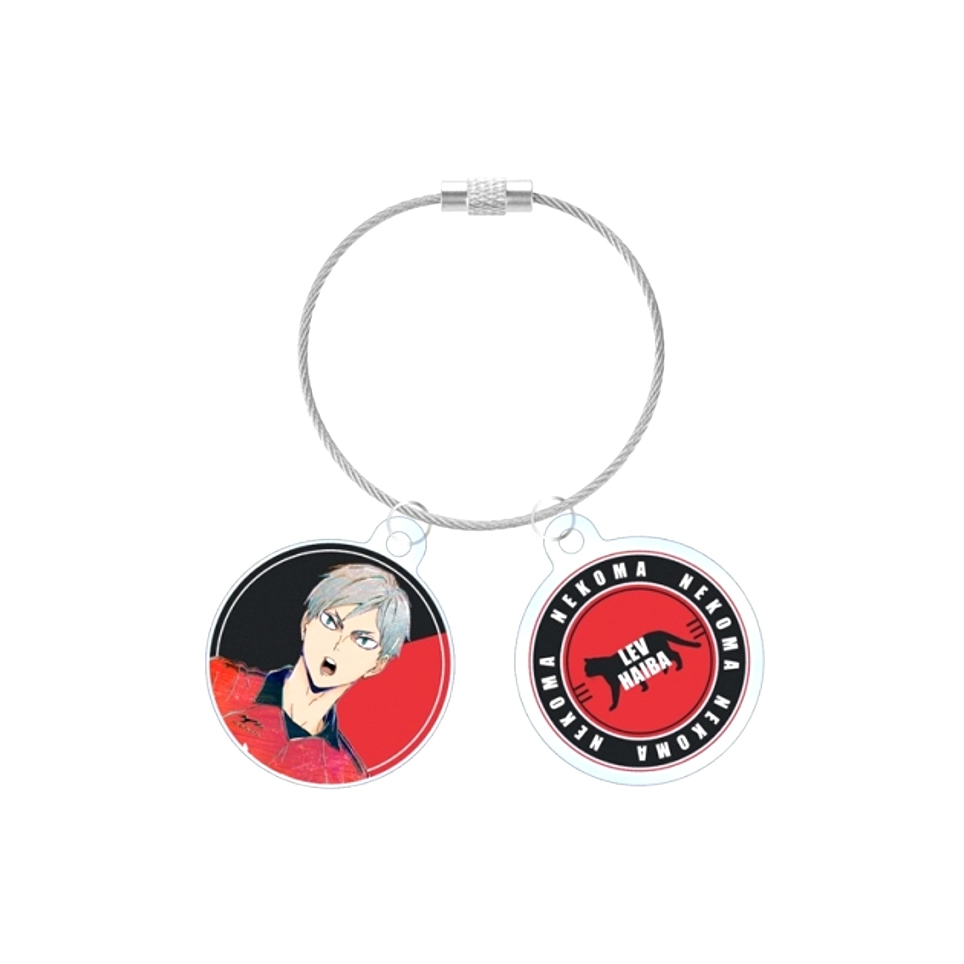 Haikyu!! Lev Haiba Ani-Art Vol.6 Double Wire Acrylic Keychain (Reissue) [NEW]