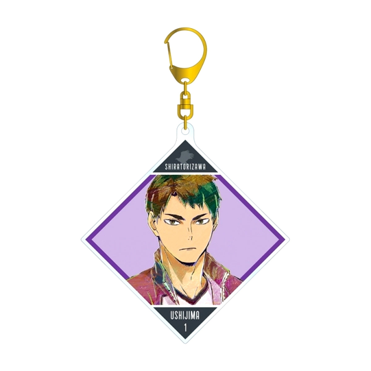 Haikyu!! Wakatoshi Ushijima Ani-Art Part 5 B IG Acrylic Keychain Goods - Keychain Resale [NEW]