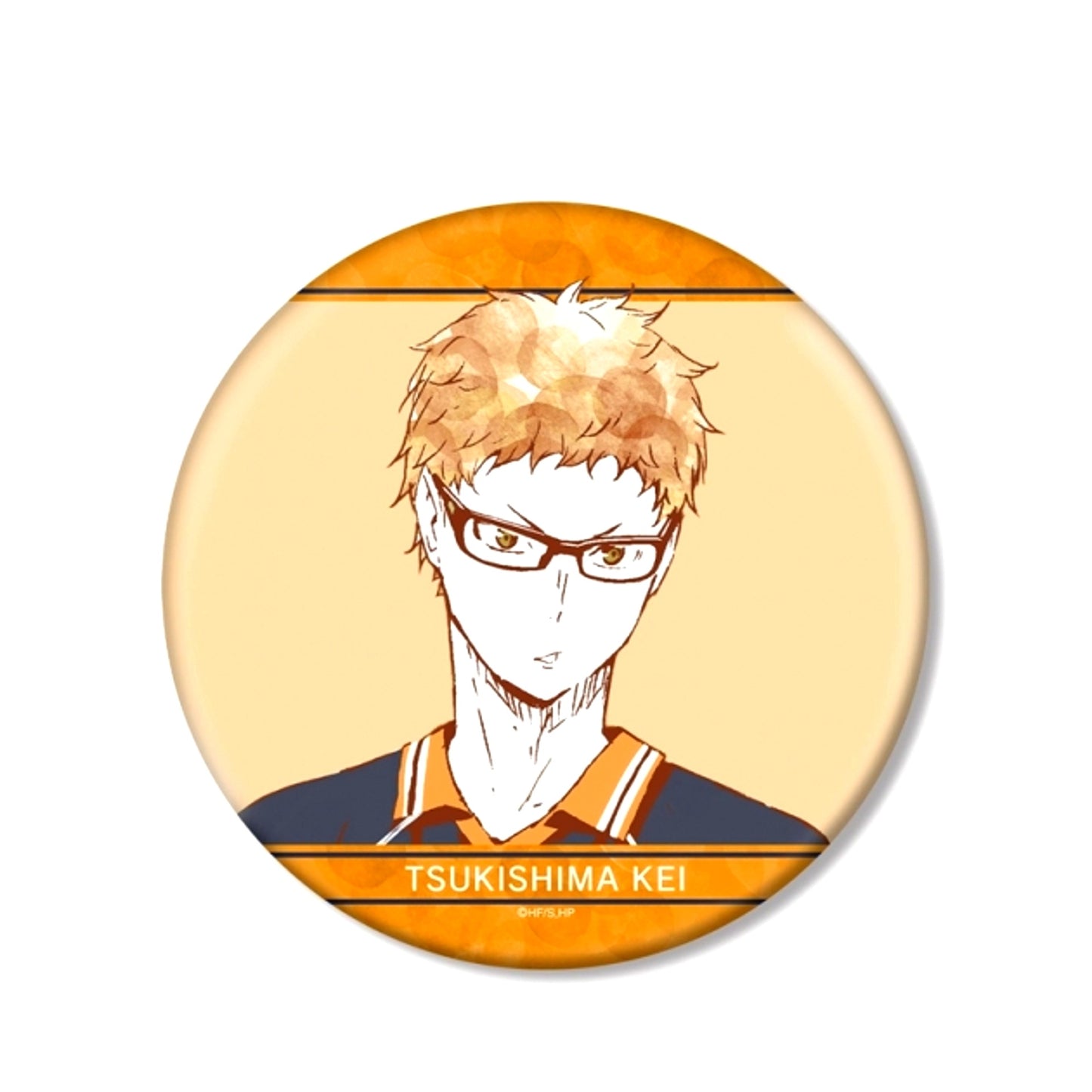 Haikyu!! Kei Tsukishima Ani-Art Vol.1 BIG Can Badge (Reissue) [NEW]