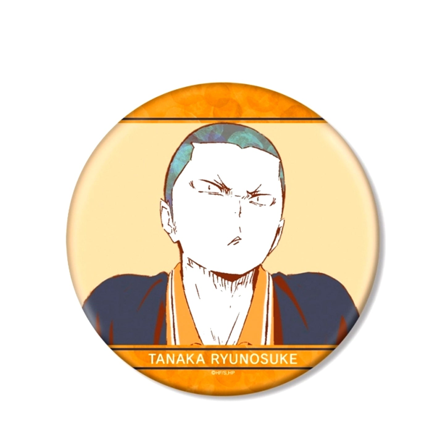Haikyu!! Tanaka Ryunosuke Ani-Art Part 1 B IG Button Goods - Badge Resale [NEW]