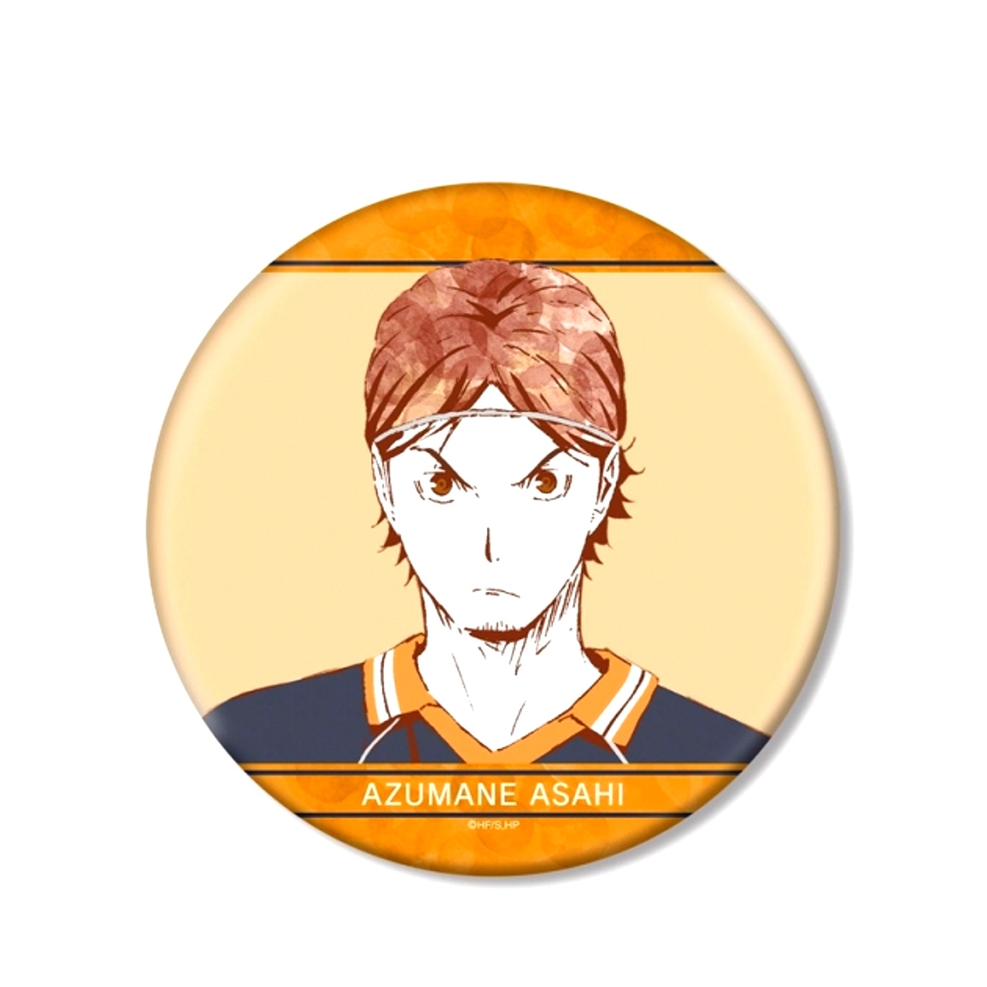 Haikyu!! Asahi Azumane Ani-Art Vol.1 BIG Can Badge (Reissue) [NEW]