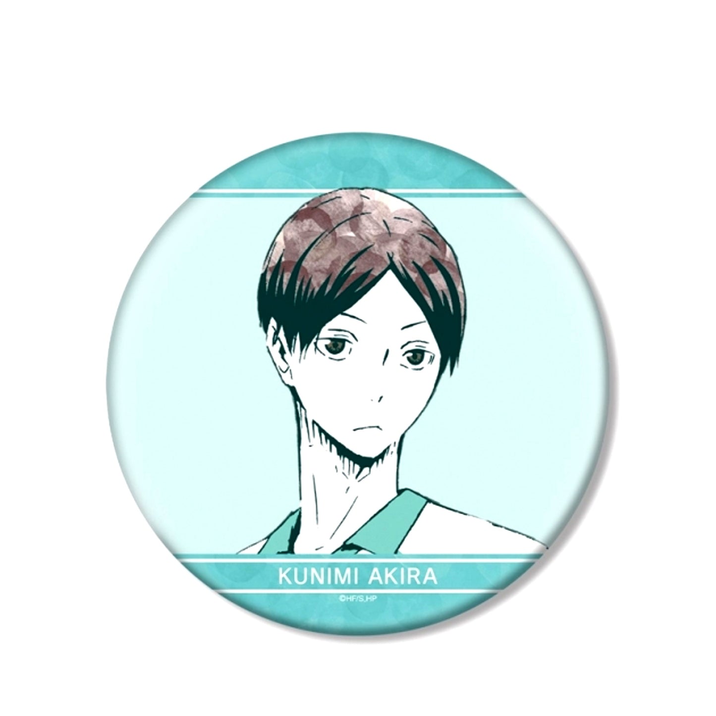 Haikyu!! Akira Kunimi Ani-Art Vol.1 BIG Can Badge (Reissue) [NEW]