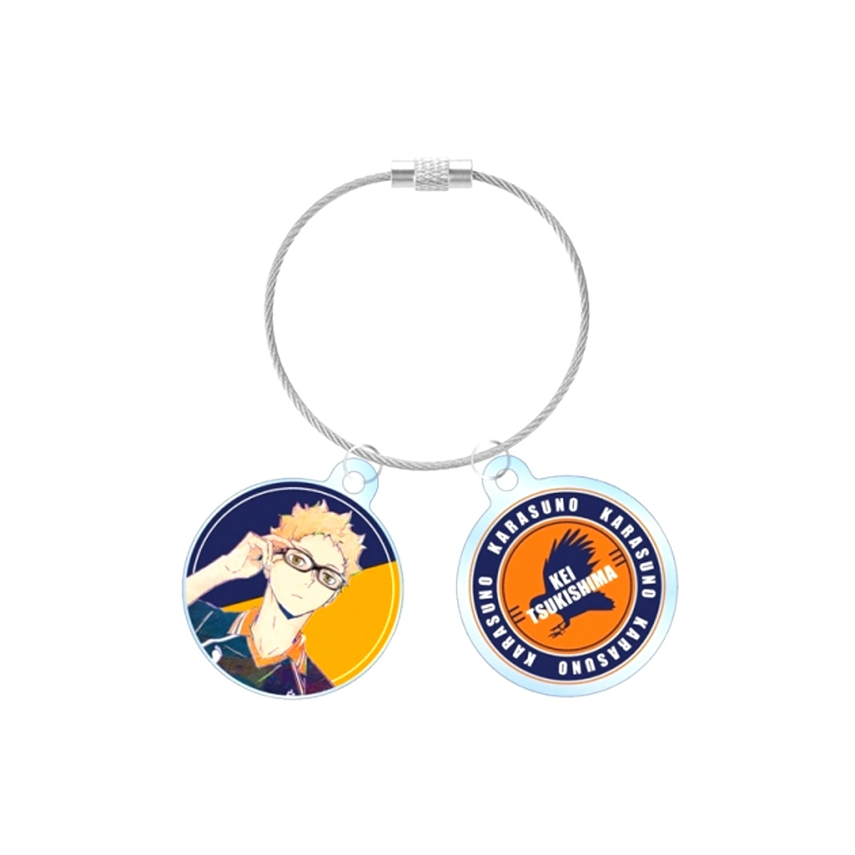 Haikyu!! Kei Tsukishima Ani-Art Vol.4 Double Wire Acrylic Keychain (Reissue) [NEW]