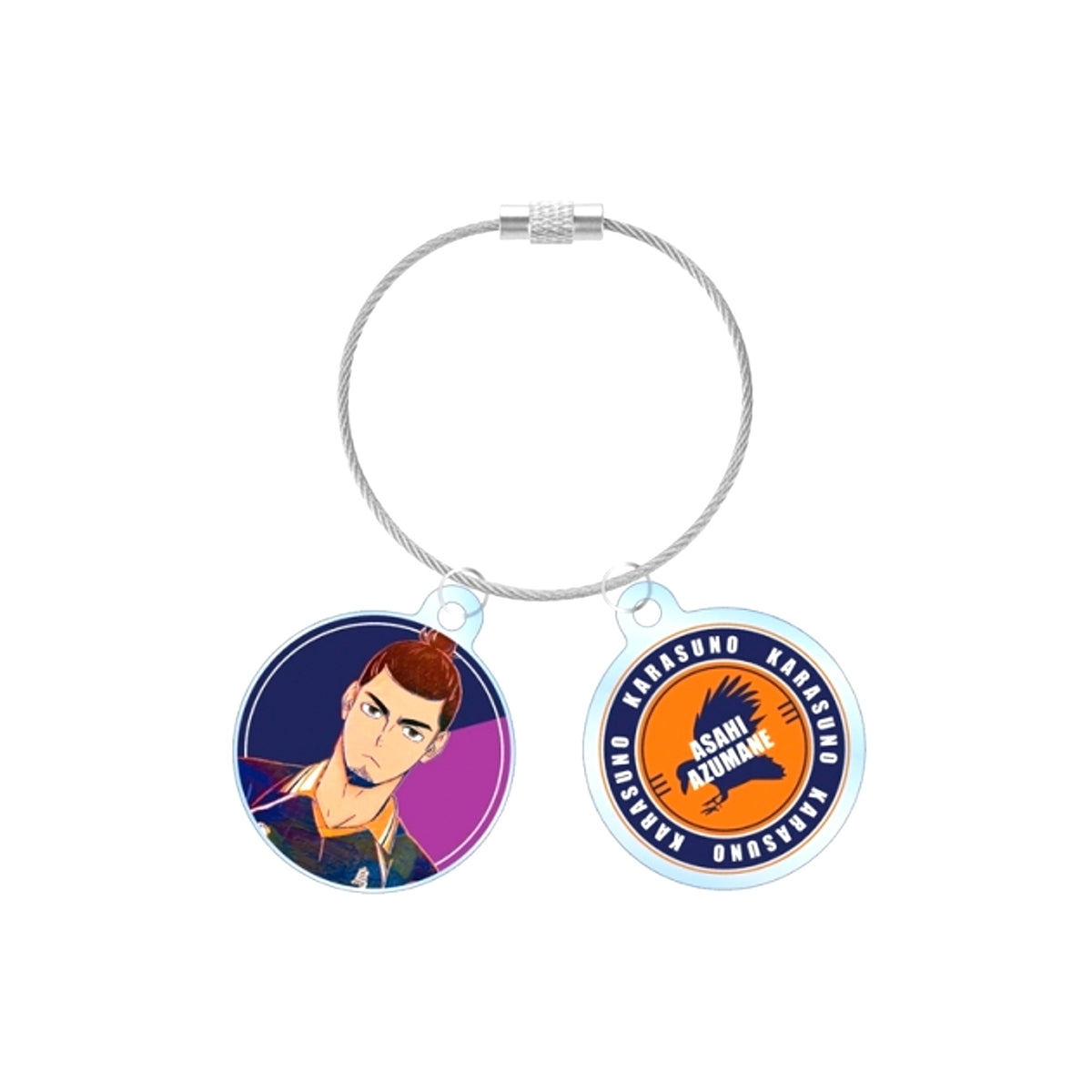 Haikyu!! Asahi Azumane Ani-Art Vol.4 Double Wire Acrylic Keychain (Reissue) [NEW]