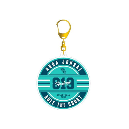 Haikyu!! Aobajosai High School Motif Acrylic Keychain Goods - Keychain Resale [NEW]