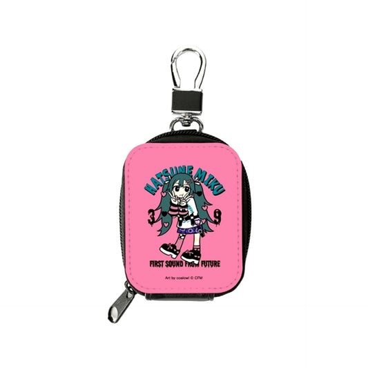Hatsune Miku Newly Drawn Hatsune Miku Heart Chibi Ver.. Art by coalowl Leather Razor Mini Pouch ver.B Goods - Pouch Resale [NEW]