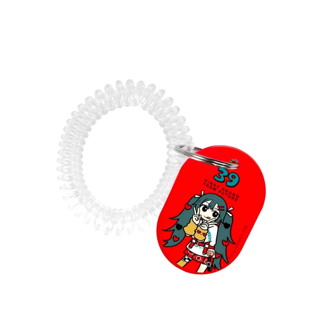 Hatsune Miku Newly Drawn Hatsune Miku Heart Chibi Ver.. Art by coalowl Locker Key Style Acrylic Keychain ver.A Goods - Keychain Resale [NEW]
