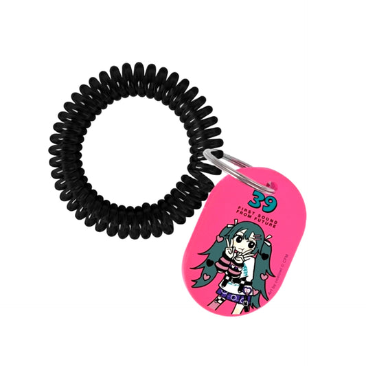 Hatsune Miku Newly Drawn Hatsune Miku Heart Chibi Ver.. Art by coalowl Locker Key Style Acrylic Keychain ver.B Goods - Keychain Resale [NEW]