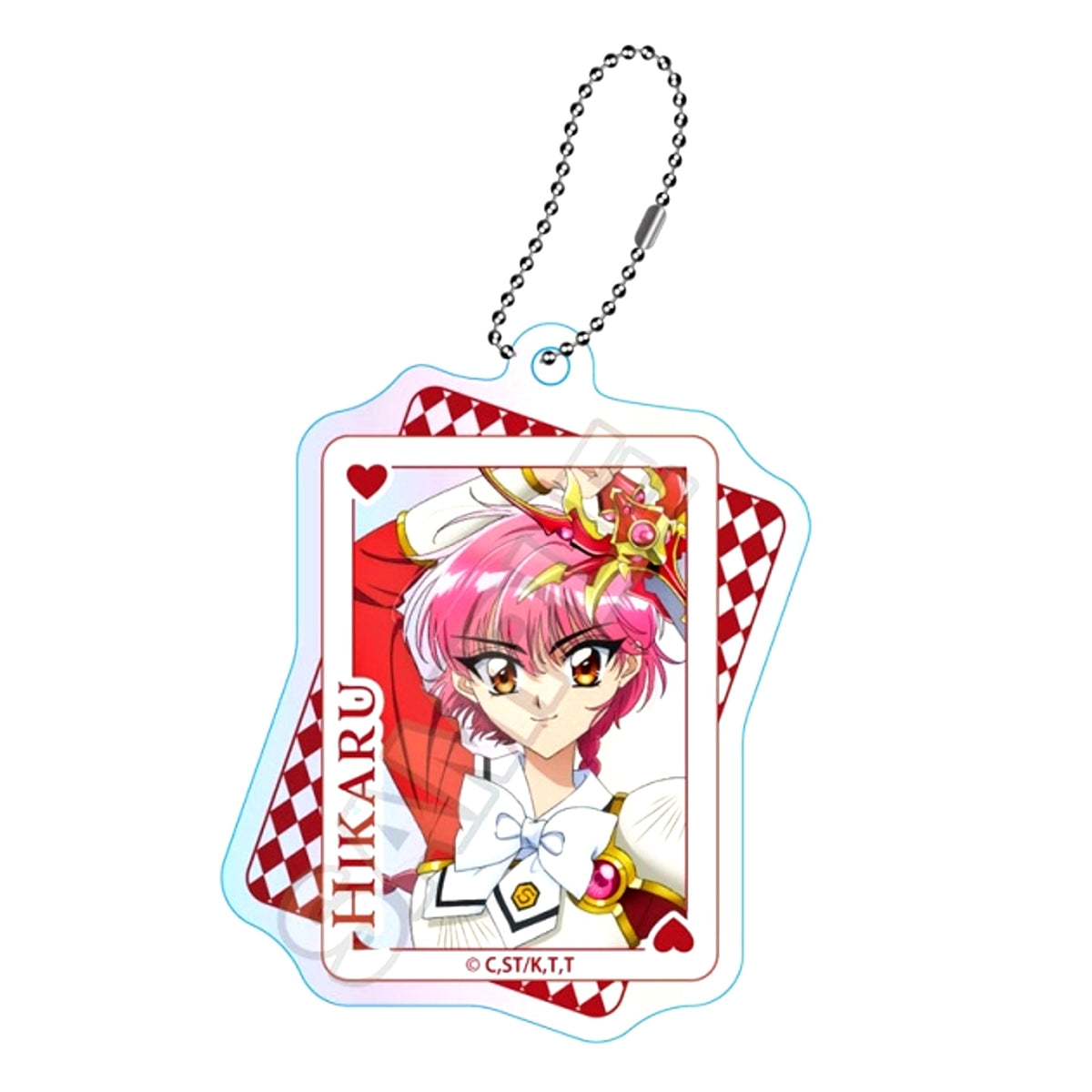 TV Anime Magic Knight Rayearth Aurora Acrylic Keychain Hikaru Shidou Goods - Keychain [NEW]