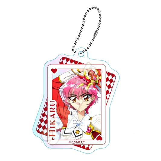 TV Anime Magic Knight Rayearth Aurora Acrylic Keychain Hikaru Shidou Goods - Keychain [NEW]