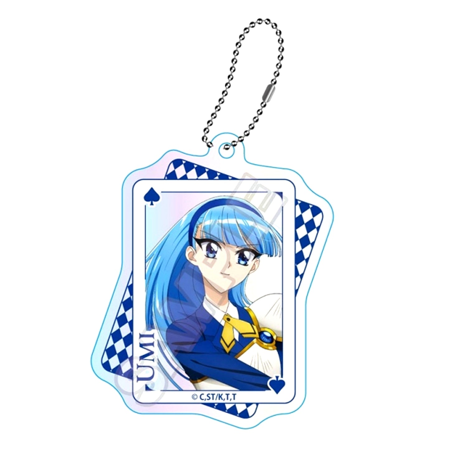 TV Anime Magic Knight Rayearth Aurora Acrylic Keychain Umi Ryuuzaki Goods - Keychain [NEW]