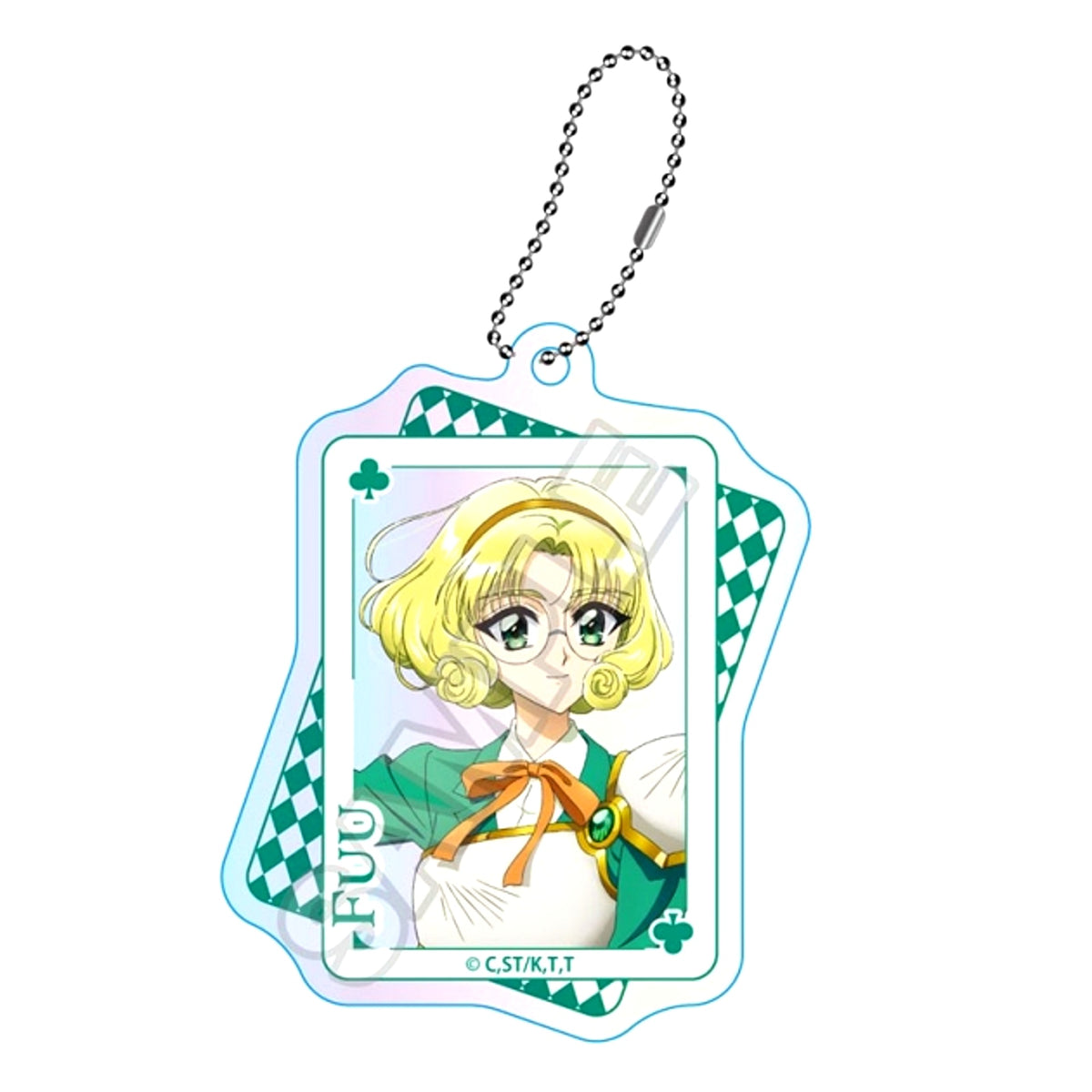 TV Anime Magic Knight Rayearth Aurora Acrylic Keychain Fuu Hououji Goods - Keychain [NEW]