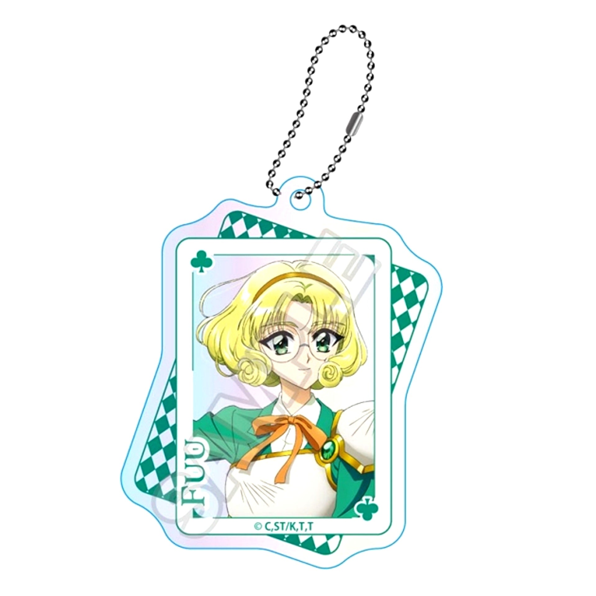 TV Anime Magic Knight Rayearth Aurora Acrylic Keychain Fuu Hououji Goods - Keychain [NEW]