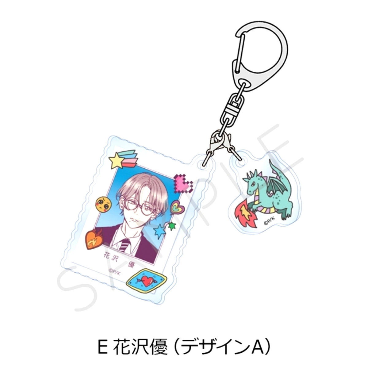 Tokoton Kuzu na Watarase na noni Acrylic Keychain E (Yu Hanazawa (Design A)) [NEW]