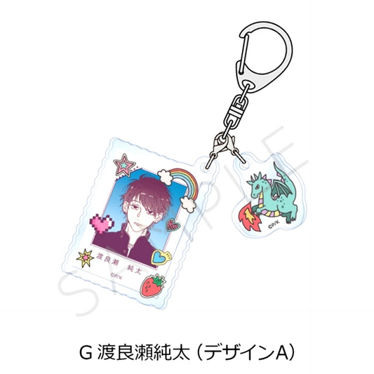 Tokoton Kuzu na Watarase na noni Acrylic Keychain G (Junta Watarase (Design A)) [NEW]