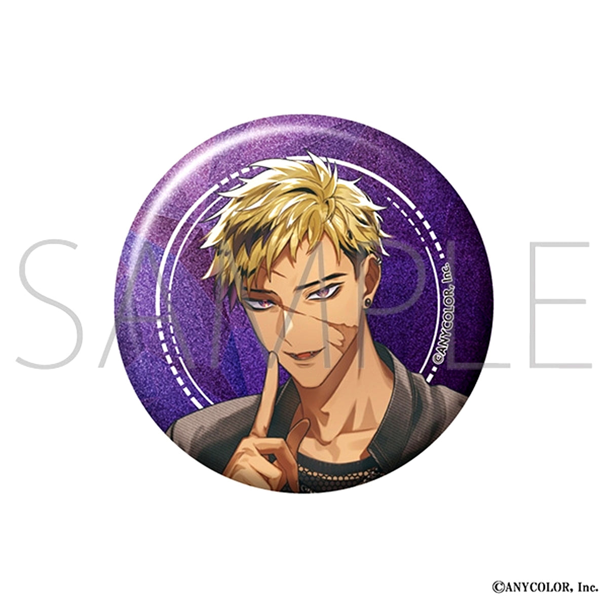 NIJISANJI EN Glitter Button /Vantacrow Bringer Goods - Badge [NEW]