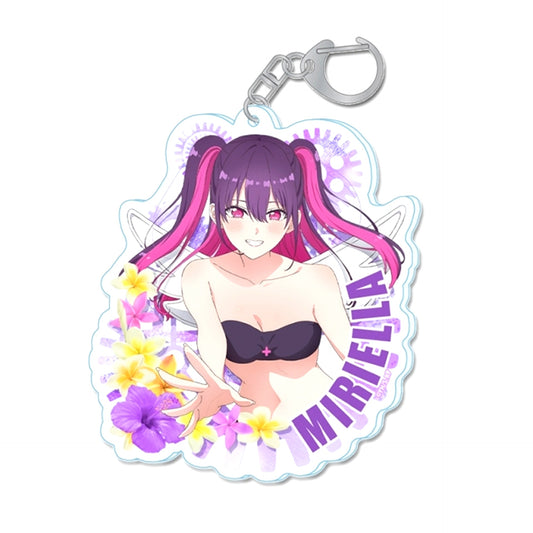 TV Anime 2.5 Dimensional Seduction Newly Drawn Acrylic Keychain (Miliera) Swimsuit ver. [NEW]