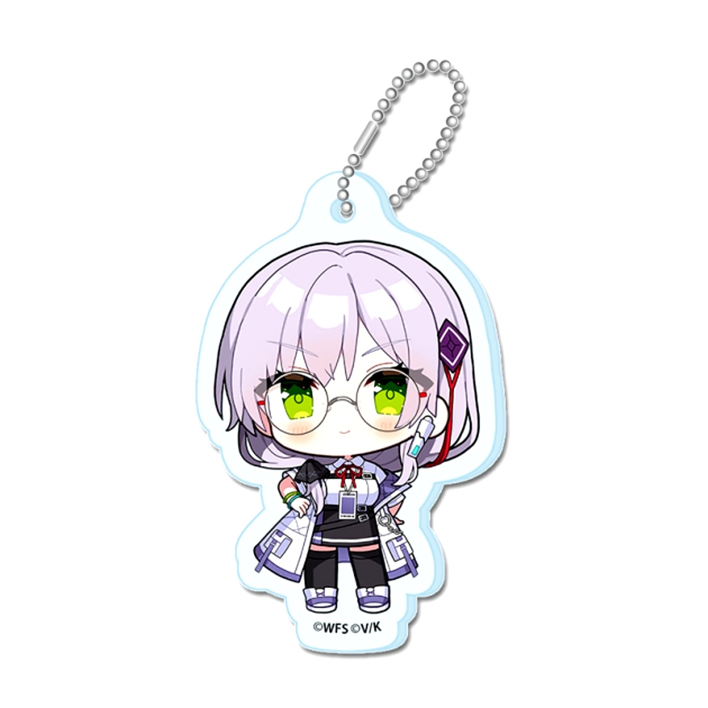 Heaven Burns Red Petitchoko Mini Acrylic Keychain Cyberpunk ver. Goods - Keychain Yuki Izumi [NEW]