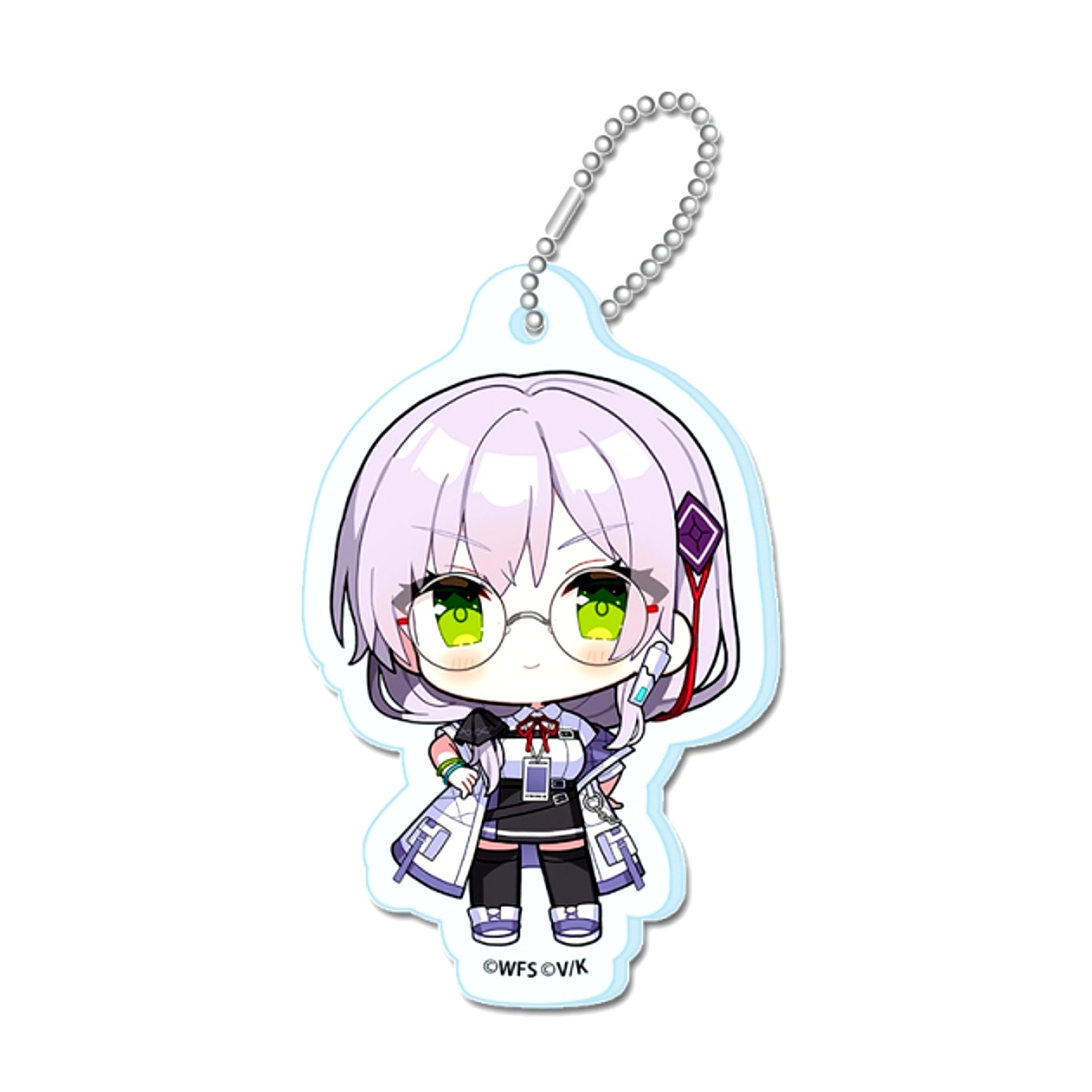 Heaven Burns Red Petitchoko Mini Acrylic Keychain Cyberpunk ver. Goods - Keychain Yuki Izumi [NEW]