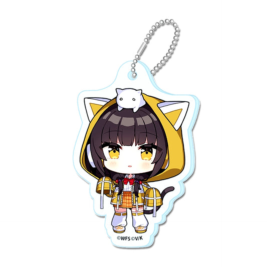 Heaven Burns Red Petitchoko Mini Acrylic Keychain Cyberpunk ver. Goods - Keychain Karen Asakura [NEW]